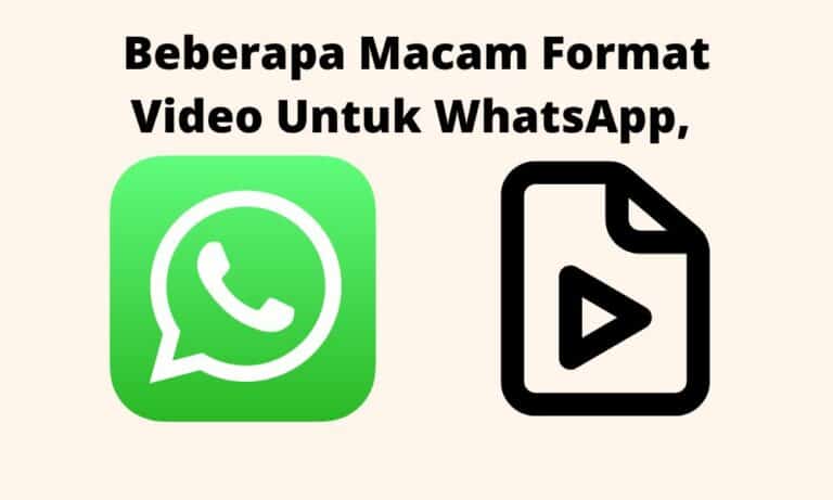 Format Video untuk WhatsApp