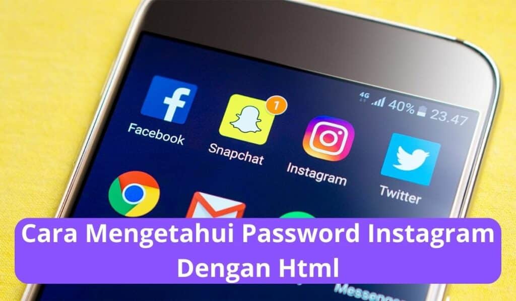 cara mengetahui password instagram dengan html